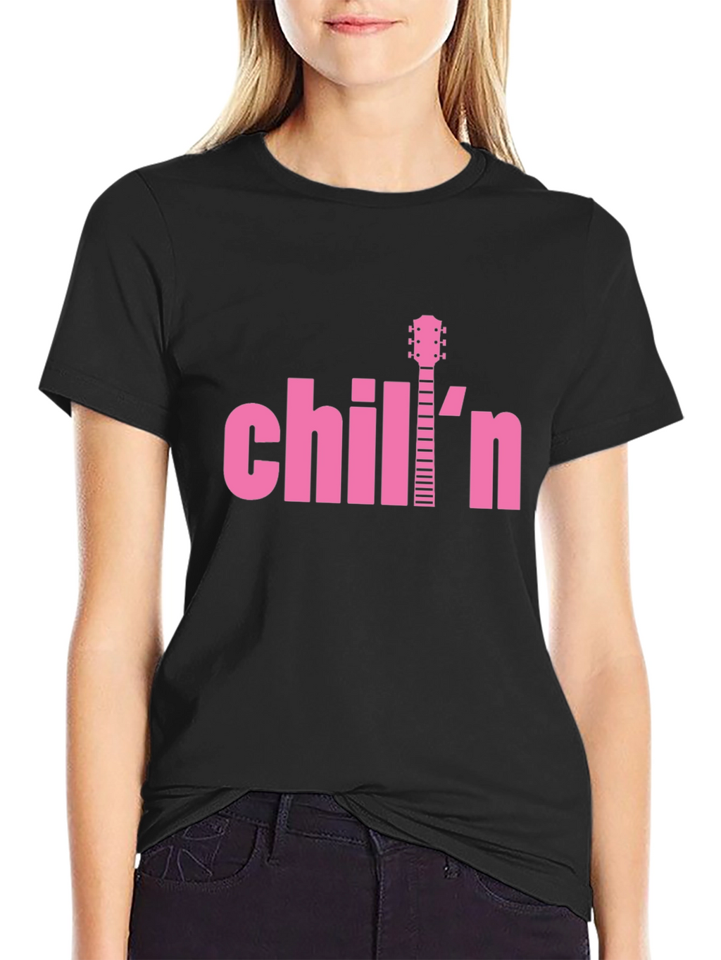 Chilln Guitar Tee - Relaxed Vibe T-Shirt