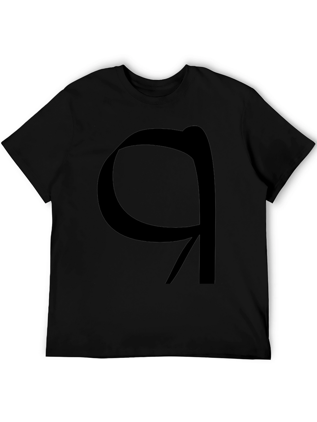 Modern Graphic Tee - Black Artistic Symbol