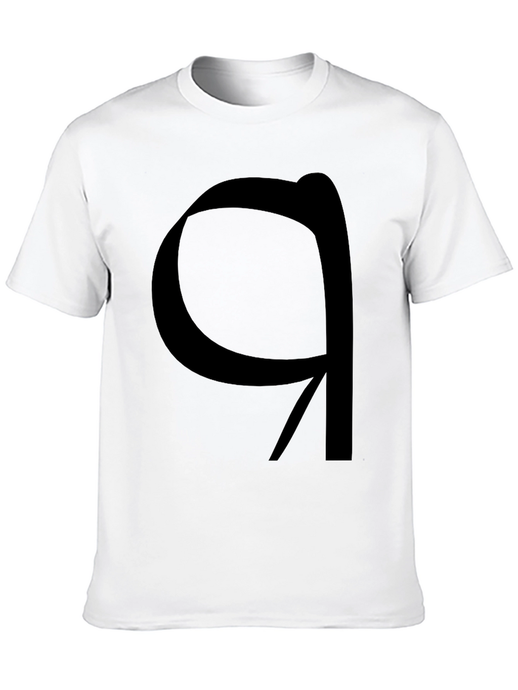 Modern Graphic Tee - Black Artistic Symbol