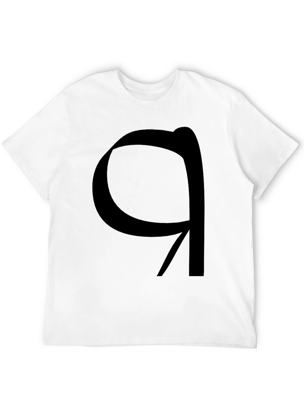 Modern Graphic Tee - Black Artistic Symbol