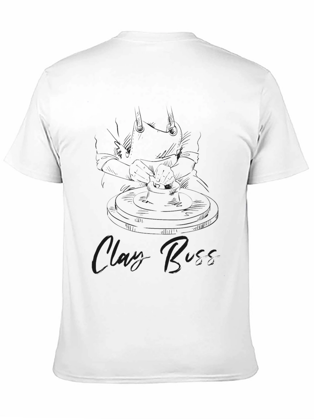 Black Graphic Tee: Clary Buss Design