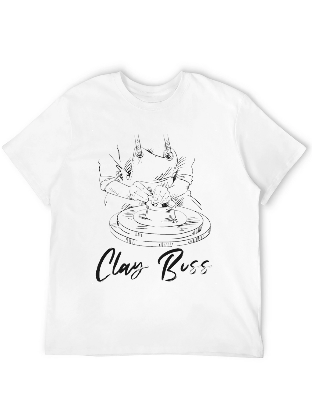Black Graphic Tee: Clary Buss Design