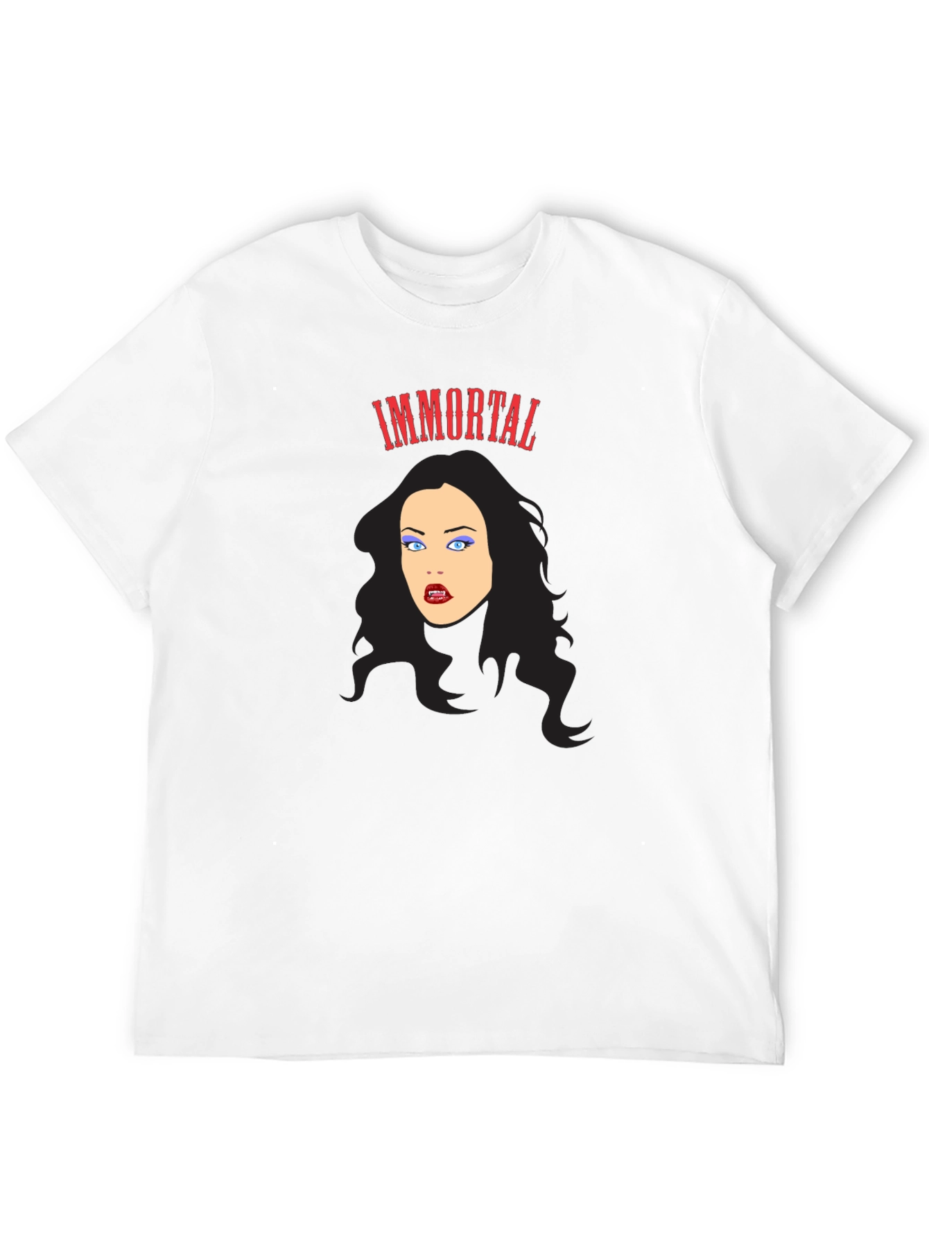 Immortal Vampire Graphic Tee - Gothic Fashion T-Shirt