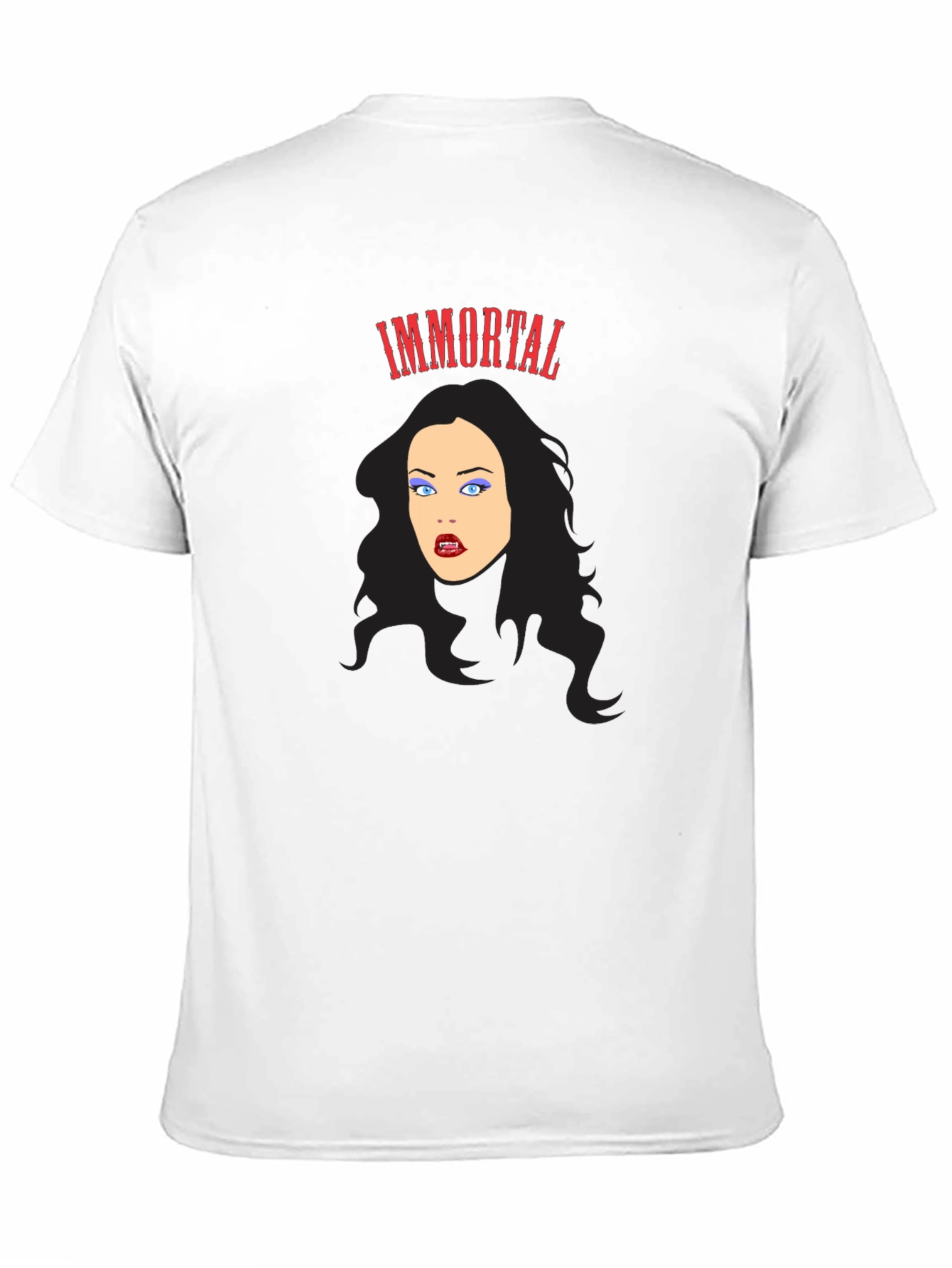 Immortal Vampire Graphic Tee - Gothic Fashion T-Shirt