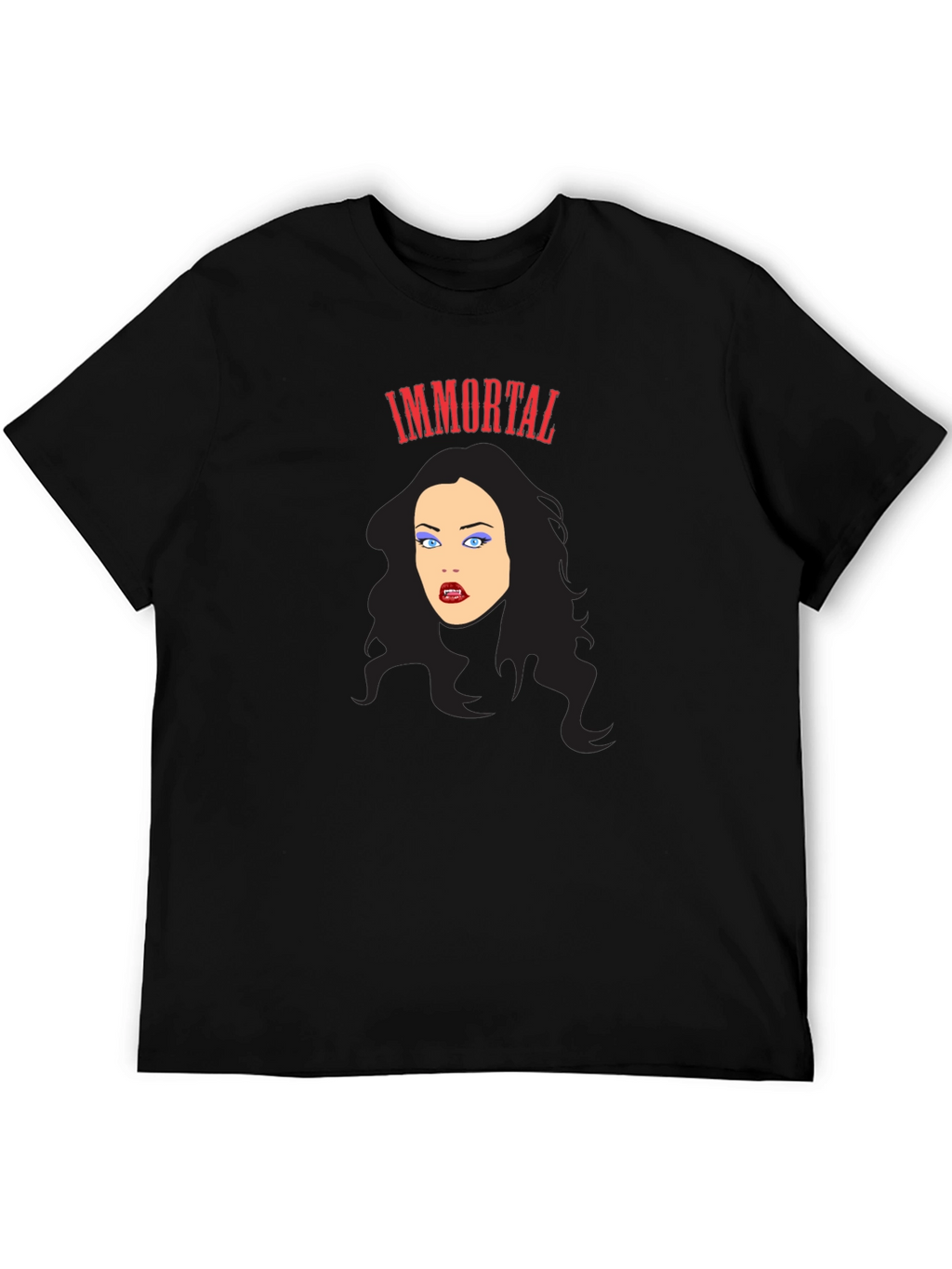 Immortal Vampire Graphic Tee - Gothic Fashion T-Shirt