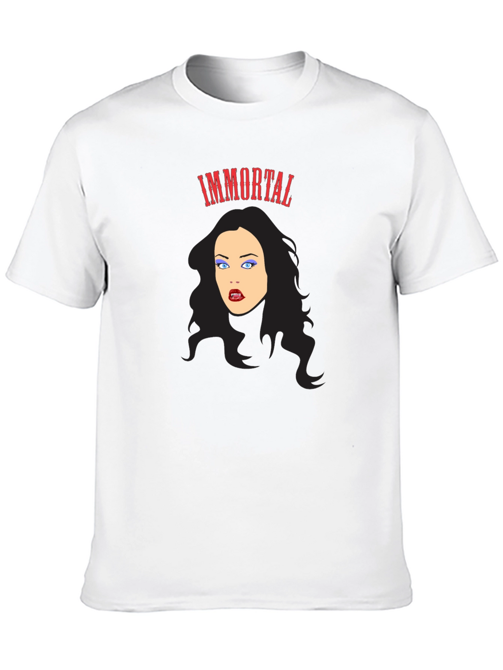 Immortal Vampire Graphic Tee - Gothic Fashion T-Shirt