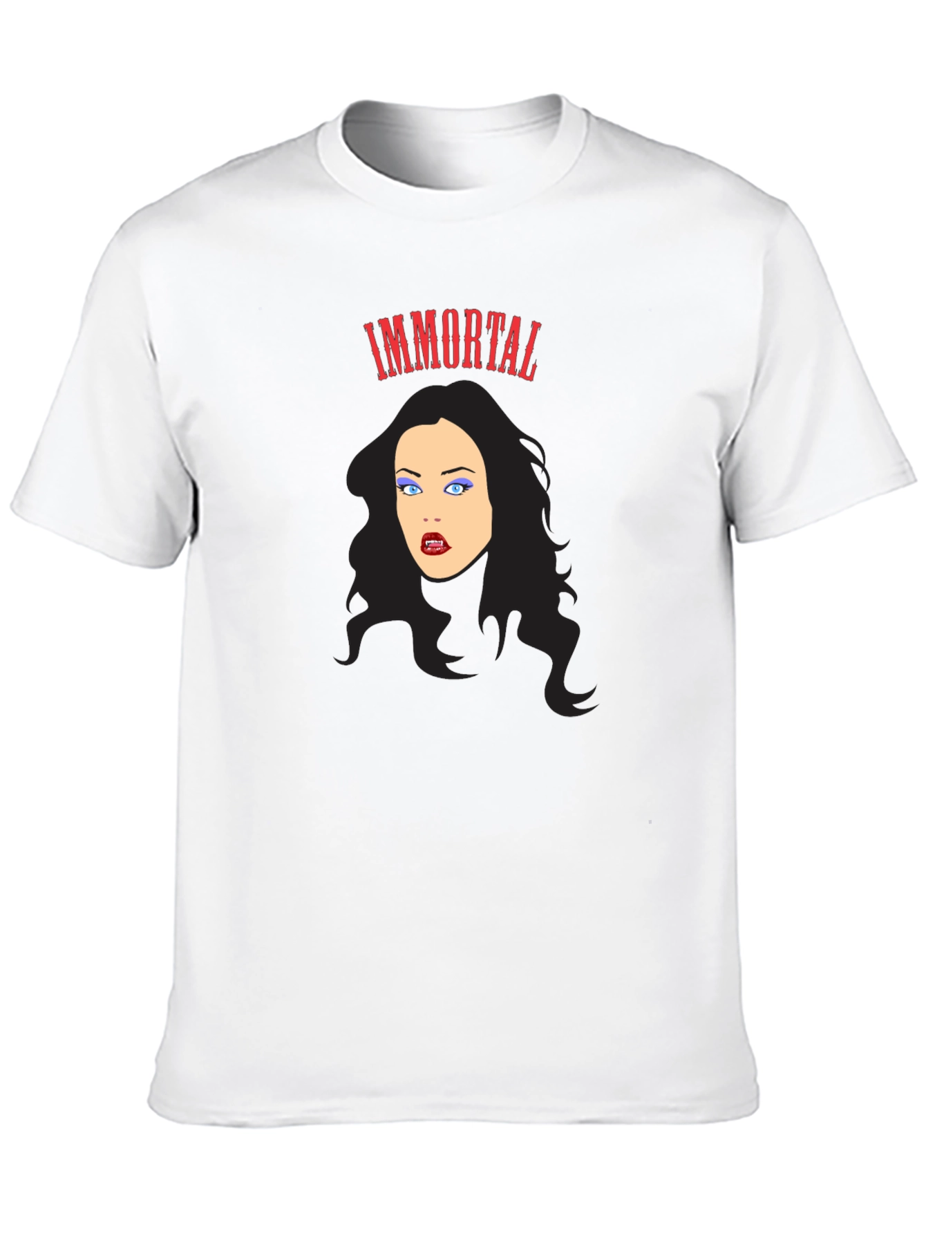 Immortal Vampire Graphic Tee - Gothic Fashion T-Shirt