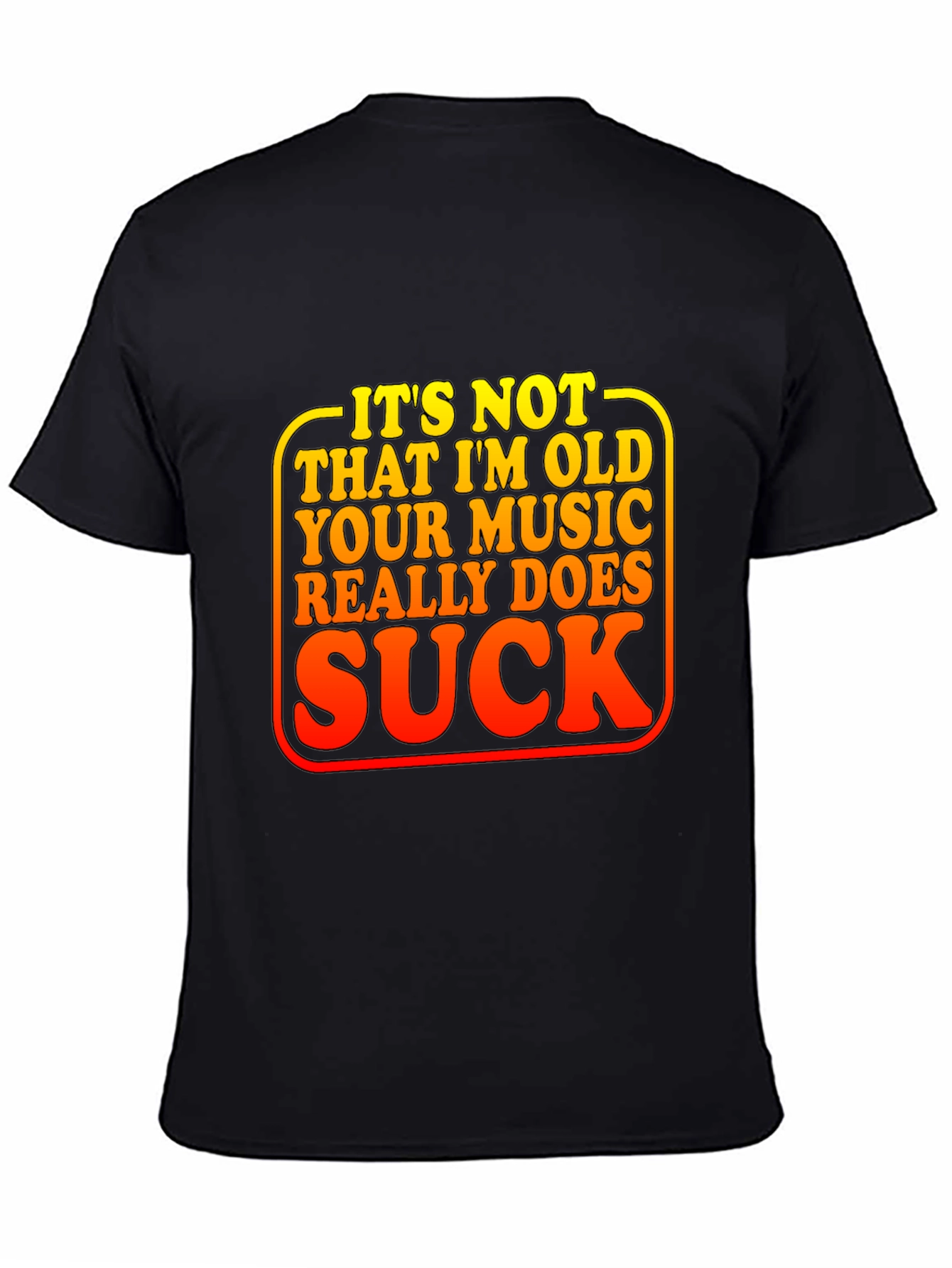 Funny Music Sucks Graphic Tee