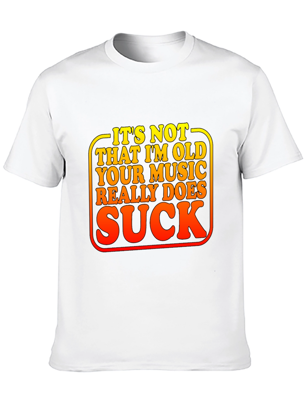 Funny Music Sucks Graphic Tee