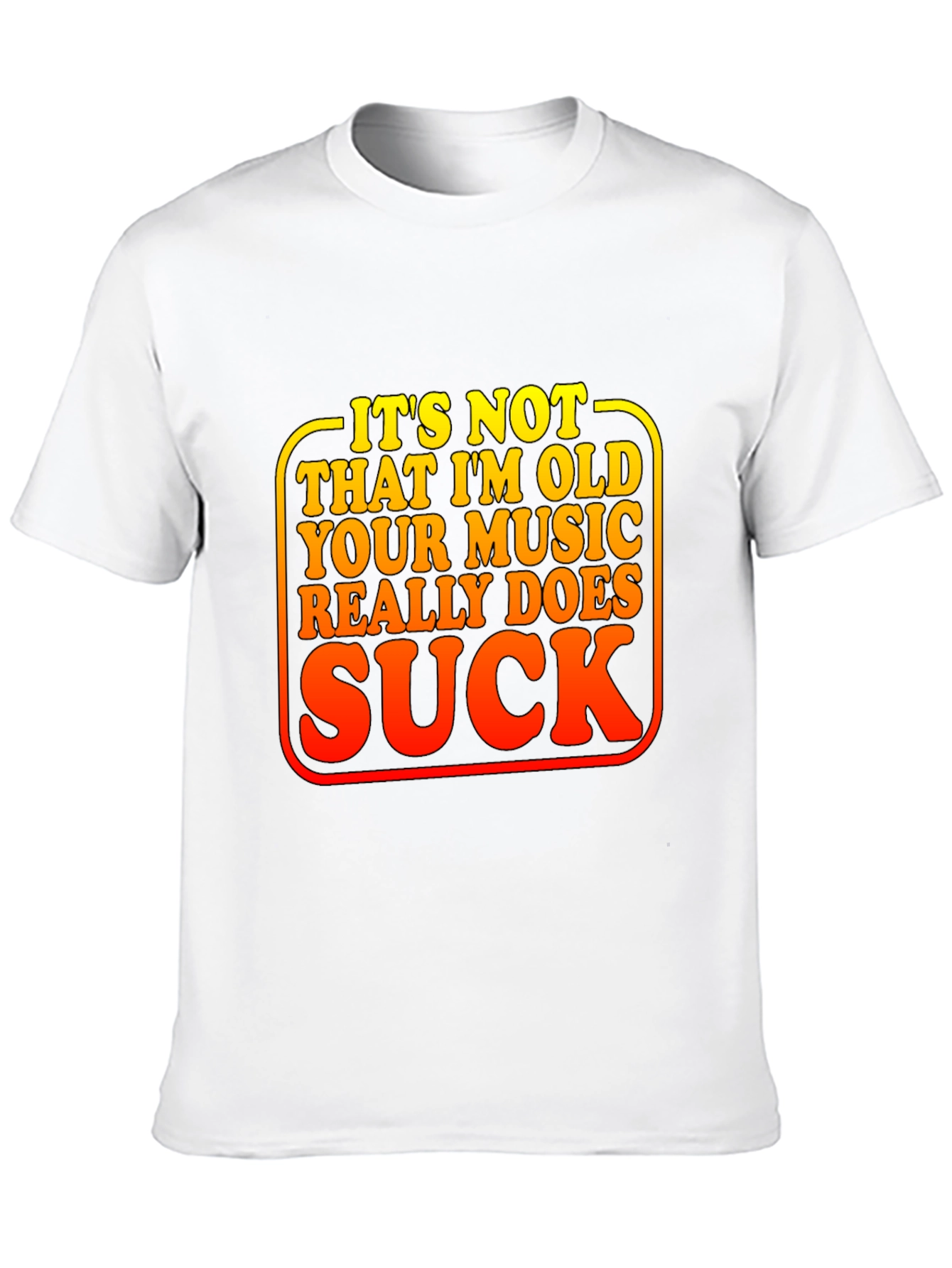 Funny Music Sucks Graphic Tee