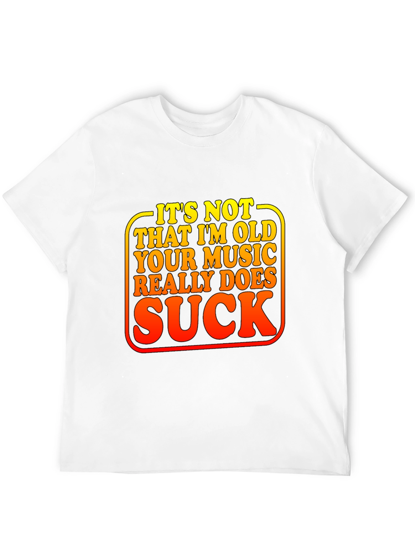 Funny Music Sucks Graphic Tee