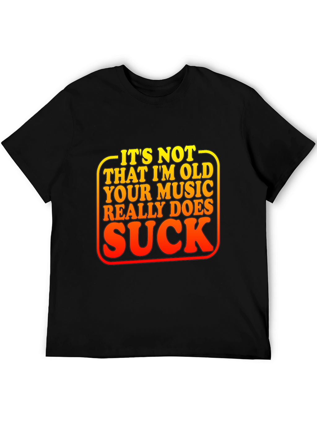 Funny Music Sucks Graphic Tee