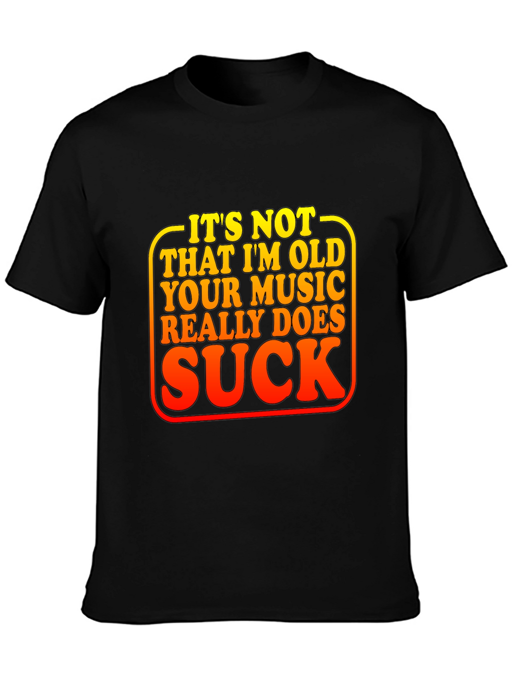 Funny Music Sucks Graphic Tee