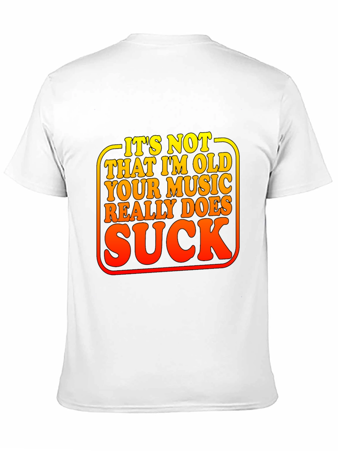 Funny Music Sucks Graphic Tee
