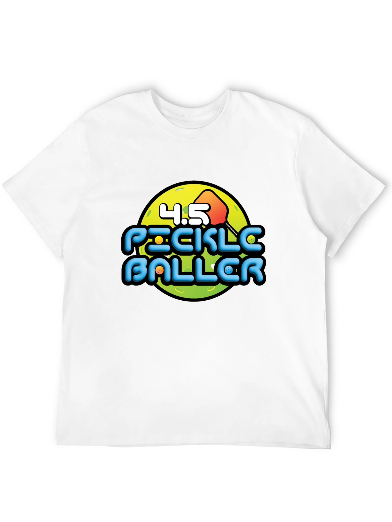Pickleballer Graphic Tee - Black T-Shirt