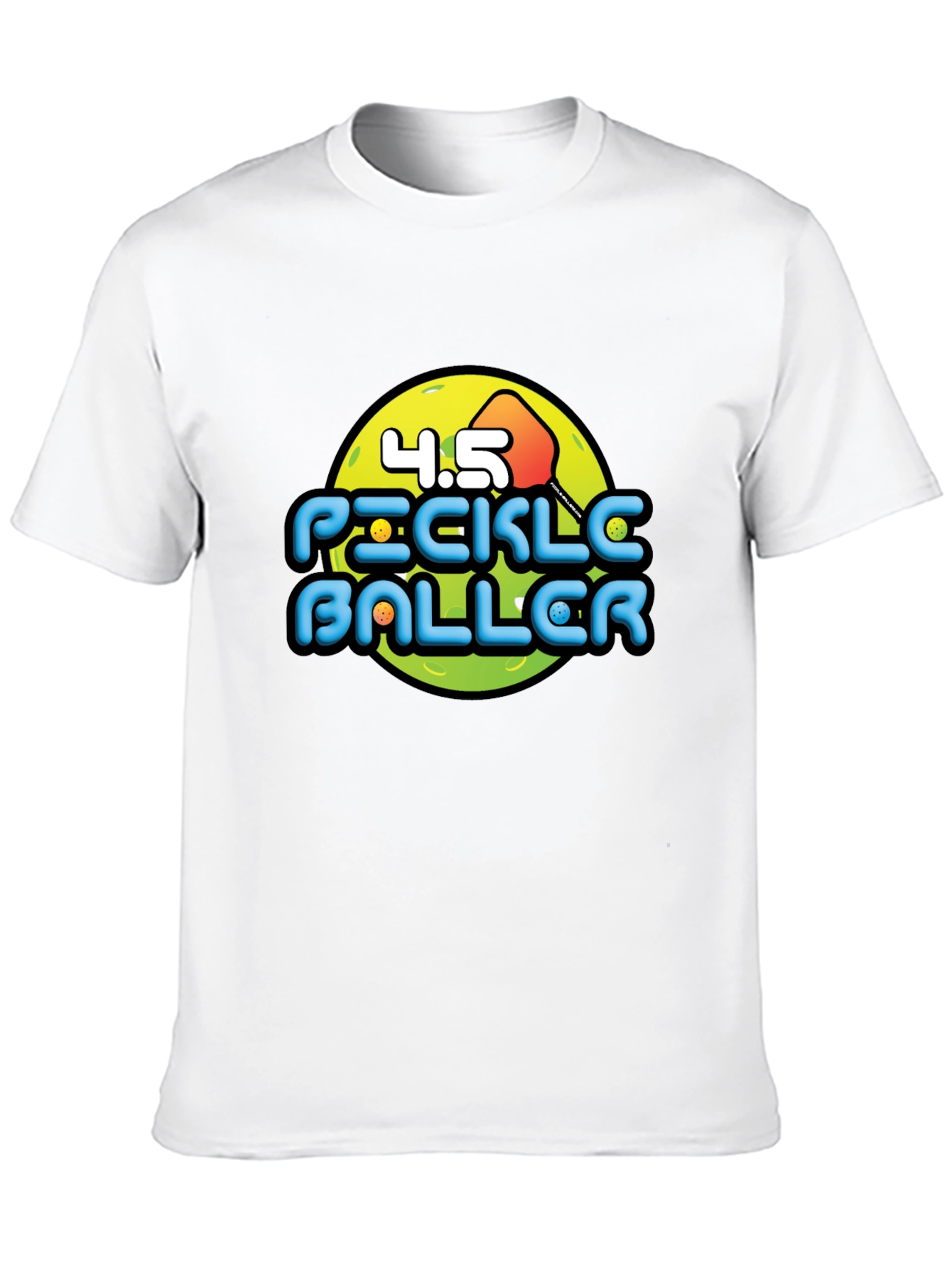 Pickleballer Graphic Tee - Black T-Shirt