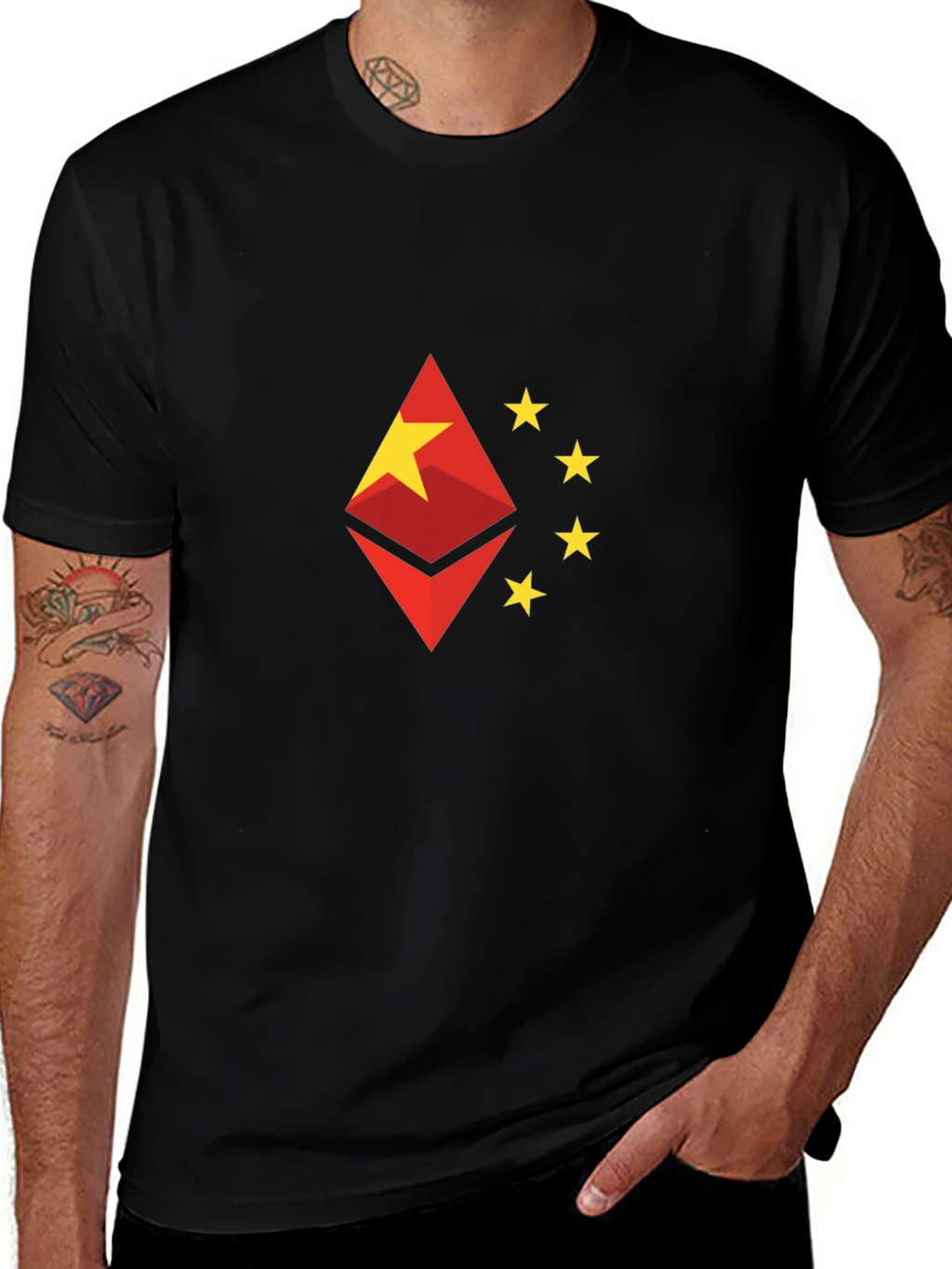 Ethereum China Flag T-Shirt