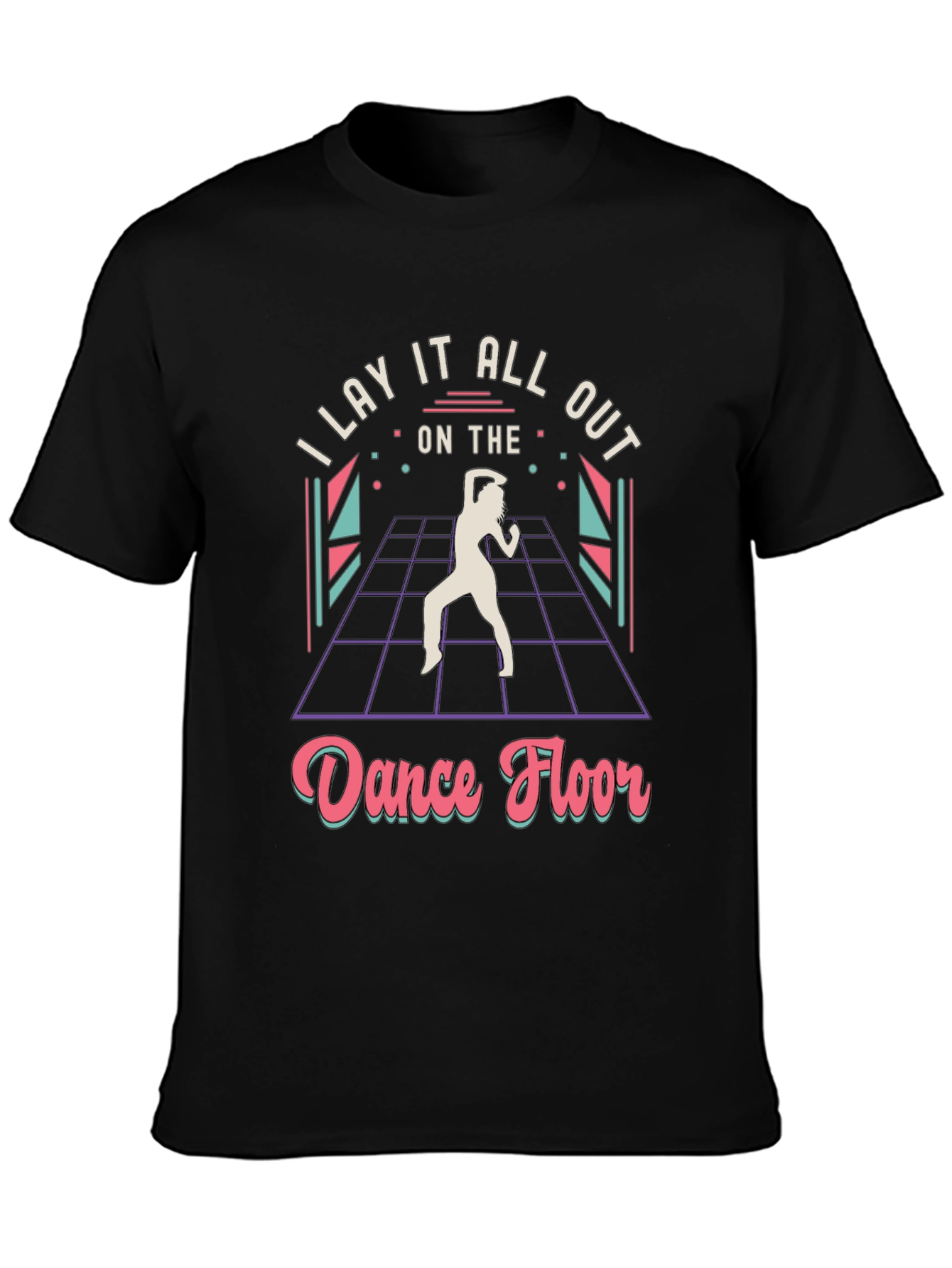 Dance Floor T-Shirt - Retro 80s Style