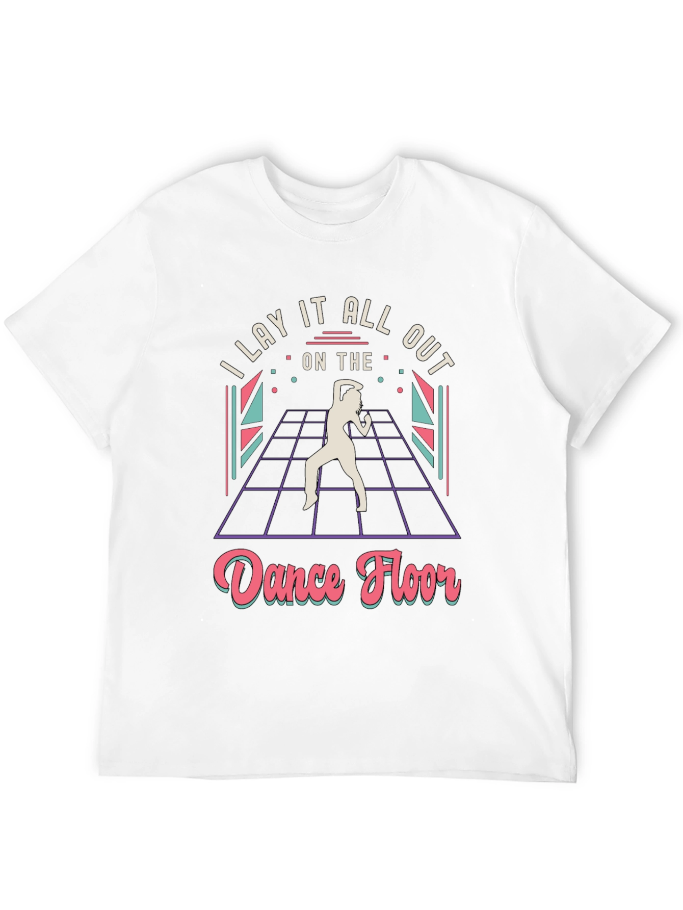 Dance Floor T-Shirt - Retro 80s Style