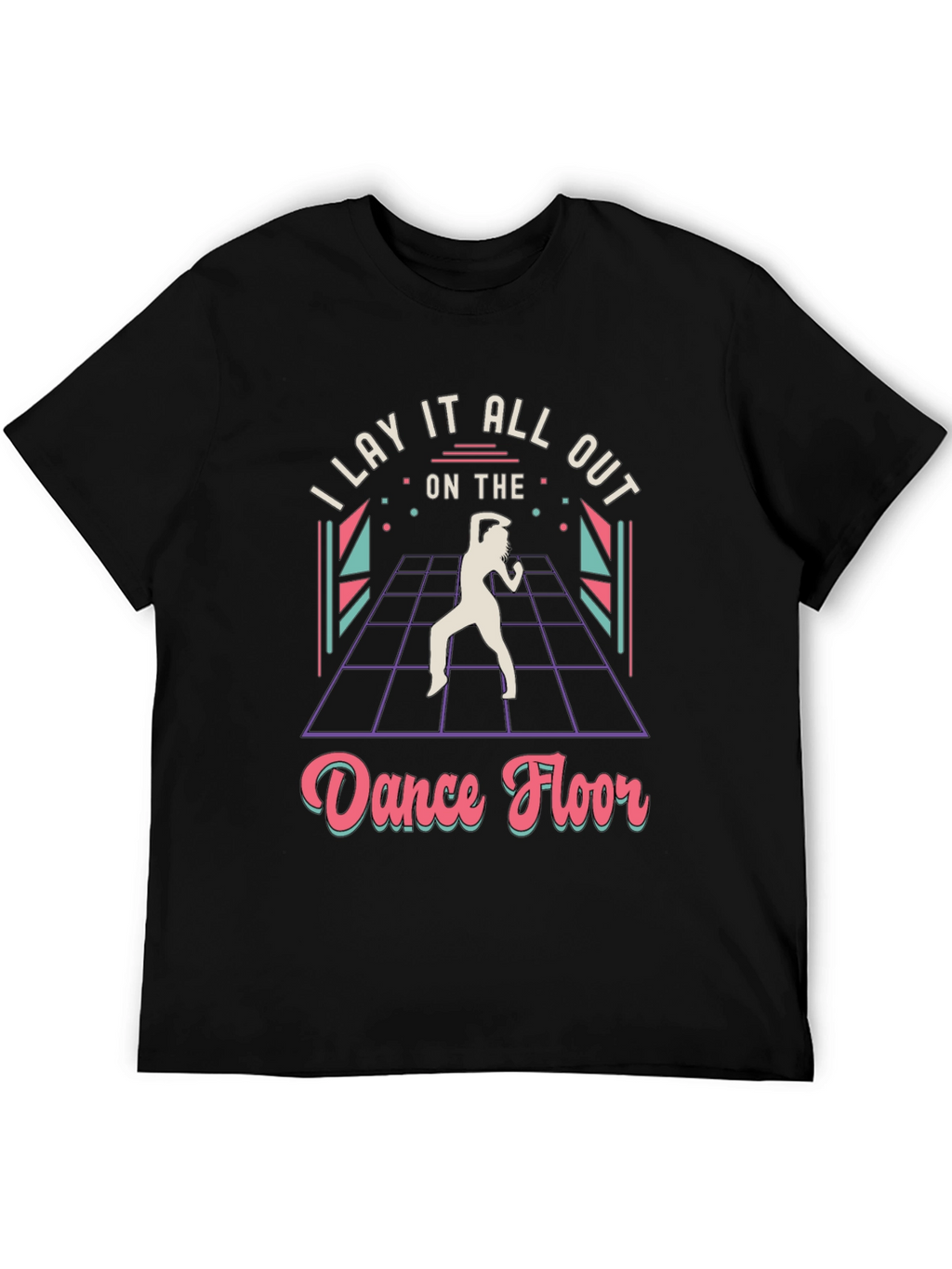 Dance Floor T-Shirt - Retro 80s Style