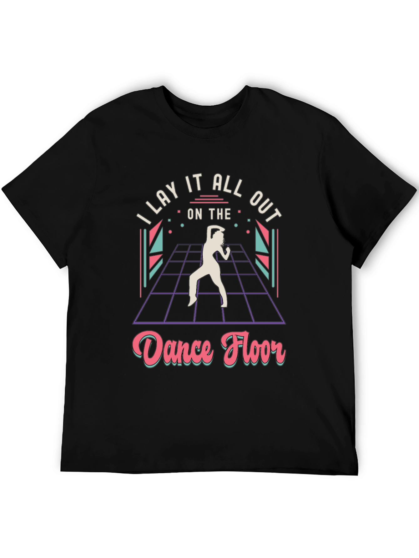 Dance Floor T-Shirt - Retro 80s Style