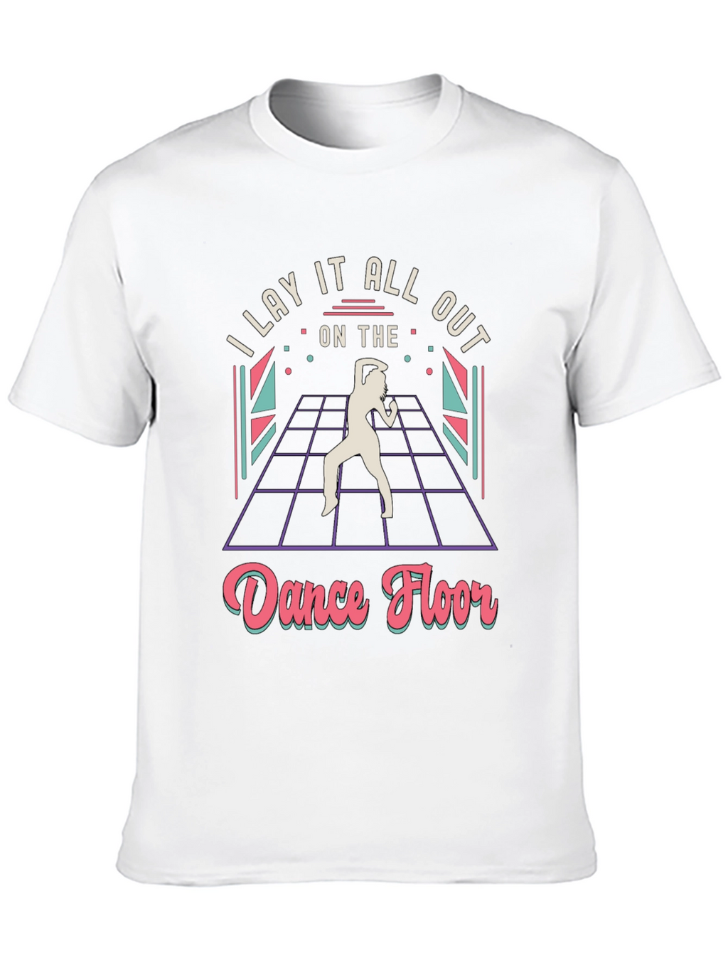 Dance Floor T-Shirt - Retro 80s Style