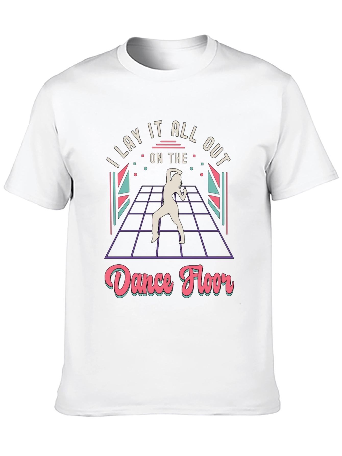 Dance Floor T-Shirt - Retro 80s Style