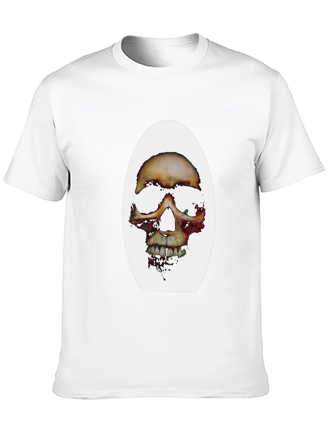 Edgy Skull Graphic Black T-Shirt