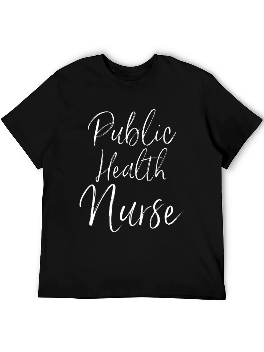 Public Health Nurse Graphic T-Shirt - Black