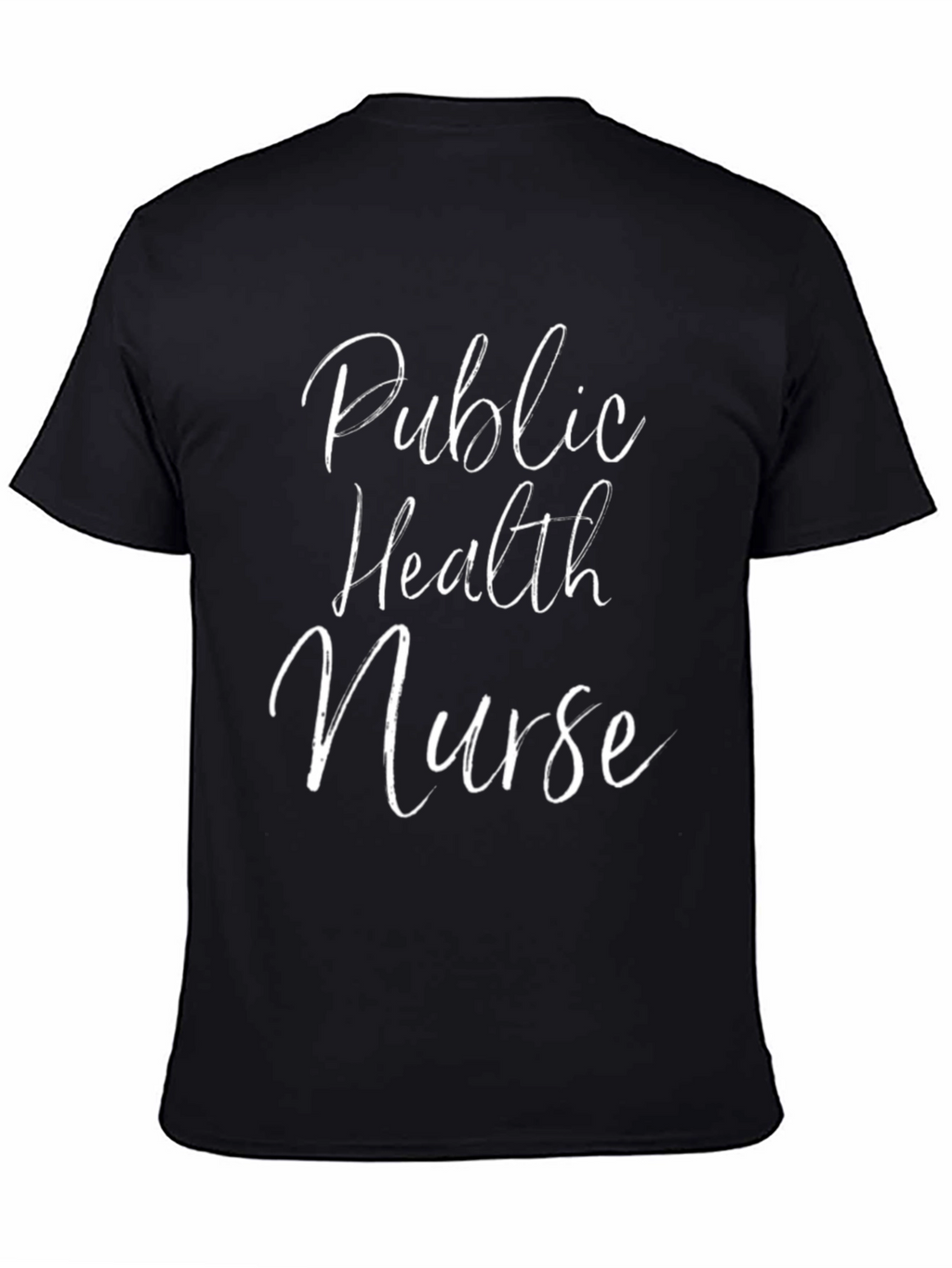 Public Health Nurse Graphic T-Shirt - Black