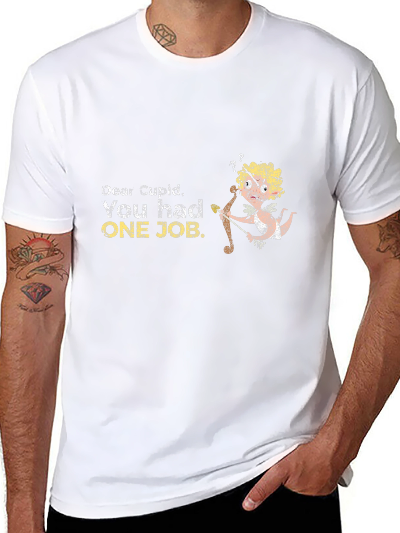 Dear Cupid T-Shirt - Funny Valentines Day Tee