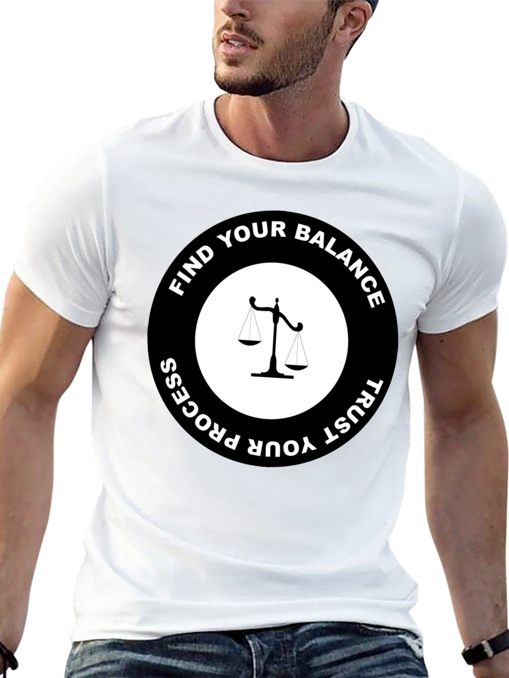 Balance Process Graphic Tee - Black