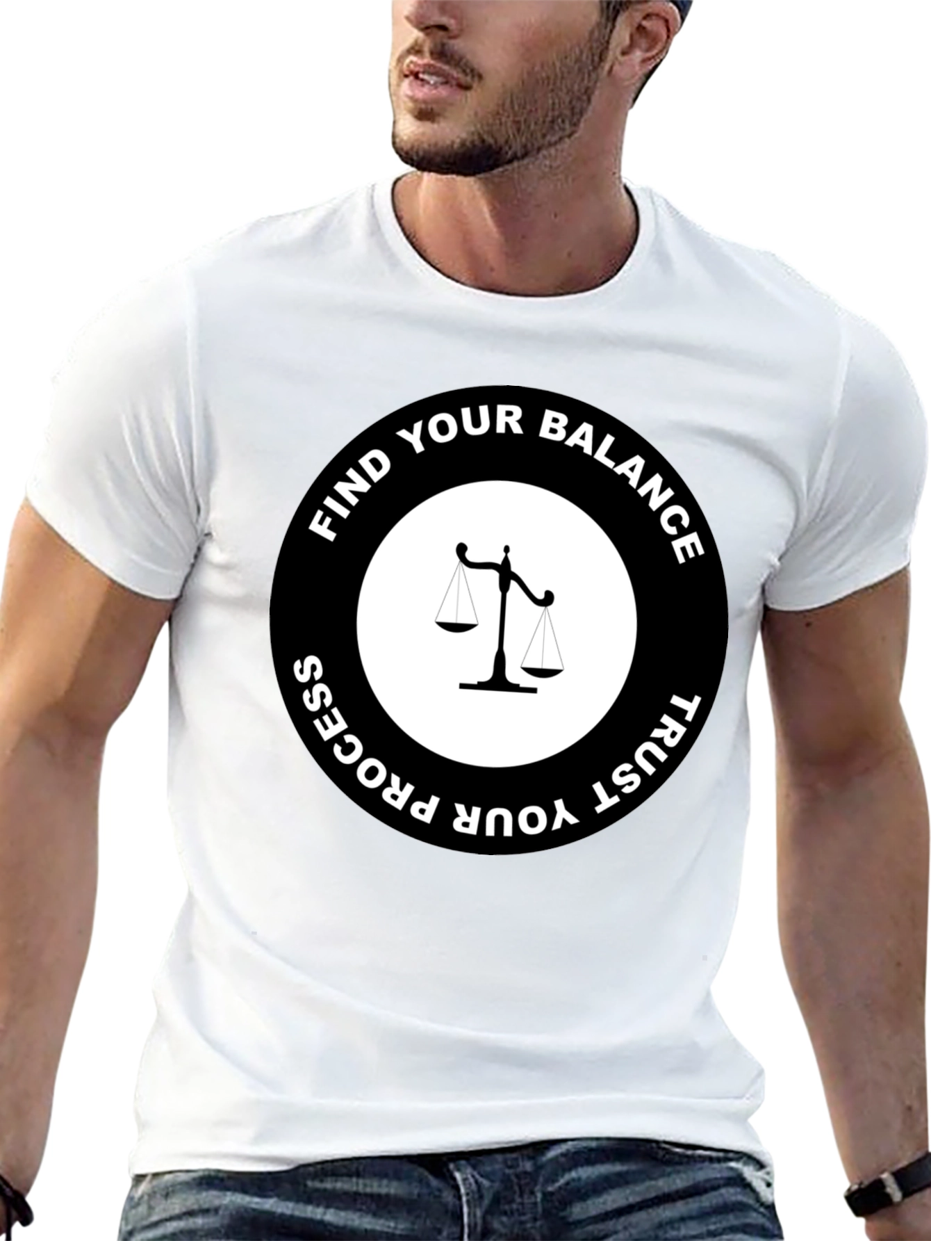 Balance Process Graphic Tee - Black