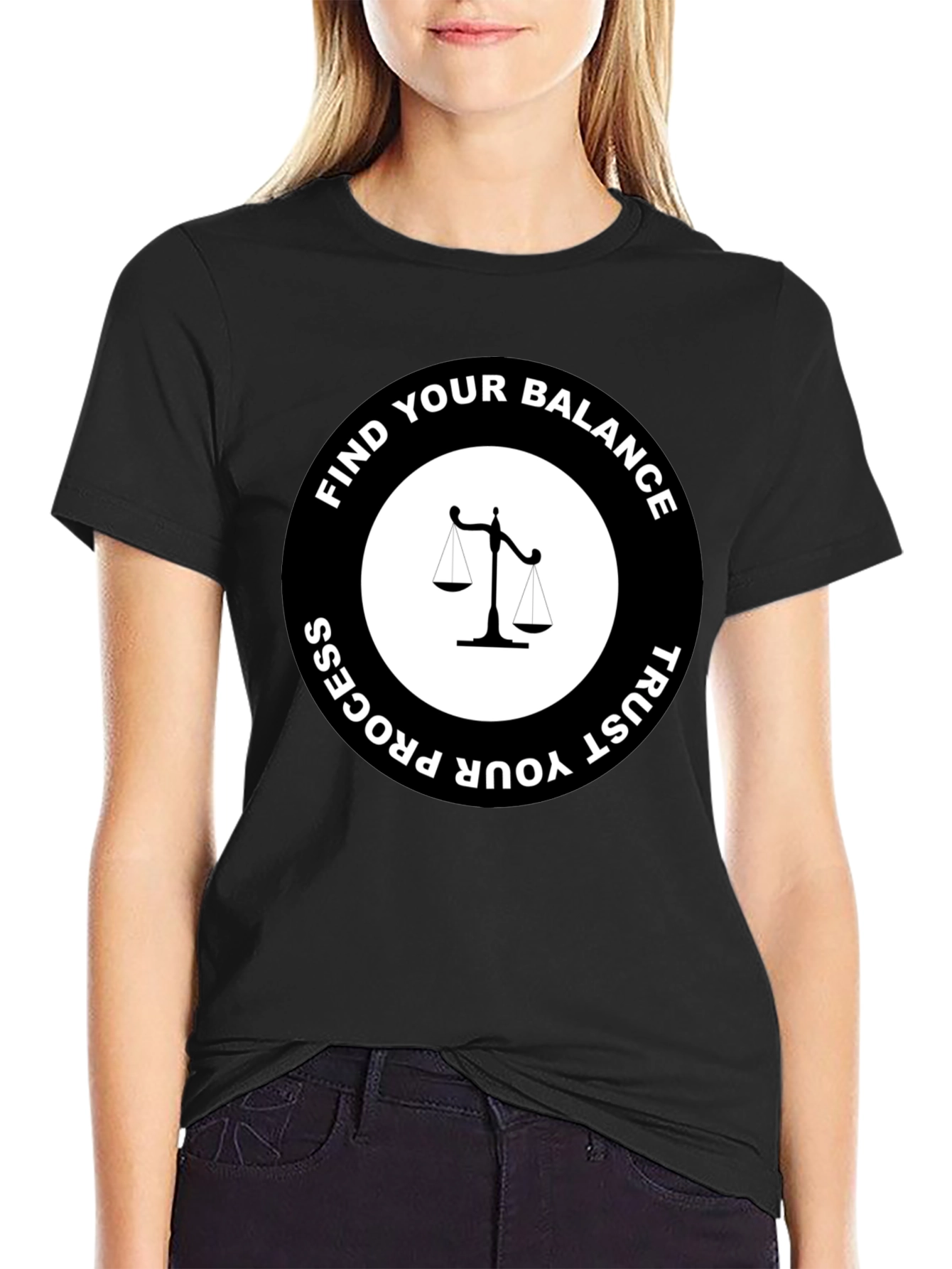 Balance Process Graphic Tee - Black