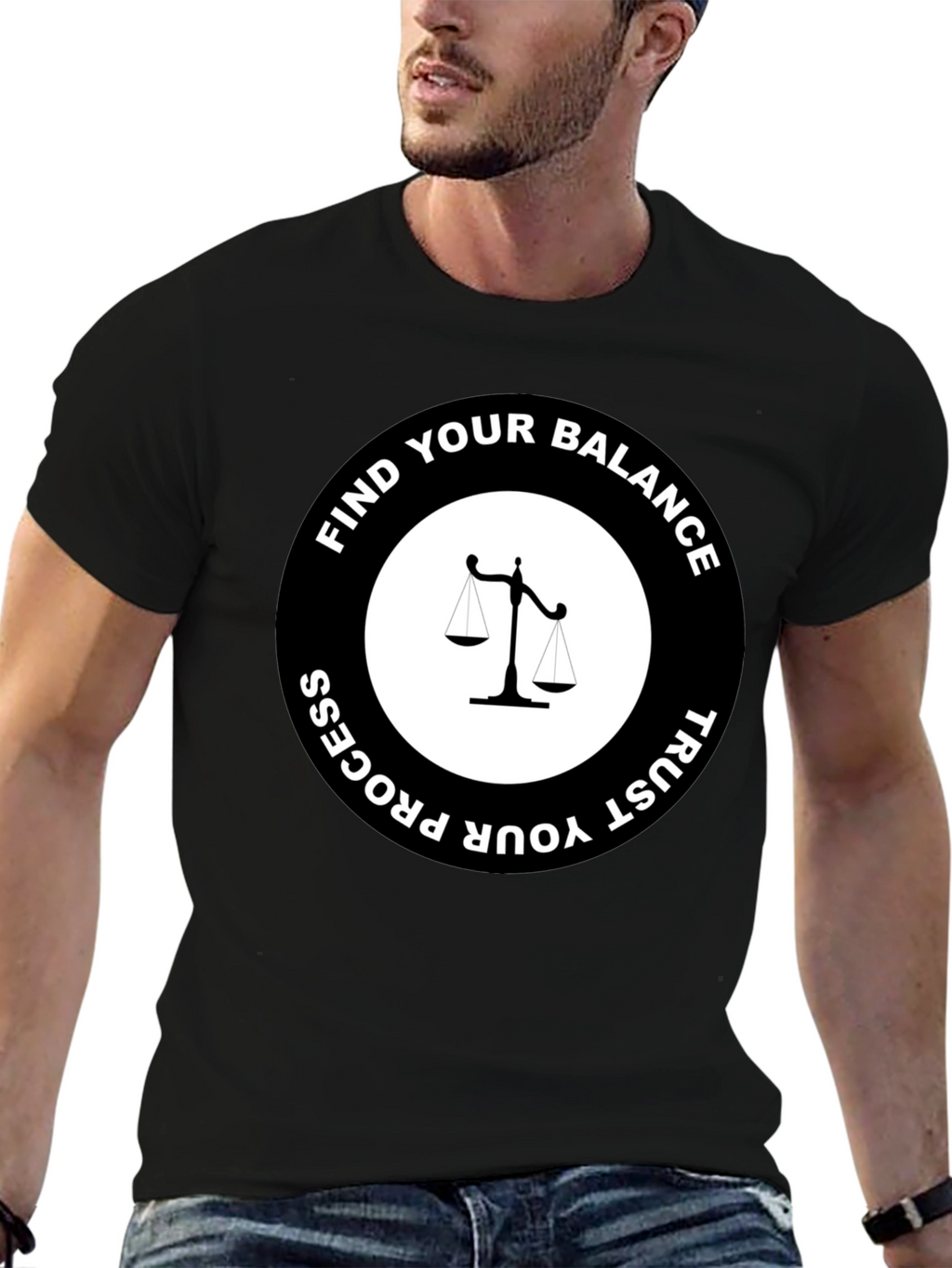 Balance Process Graphic Tee - Black