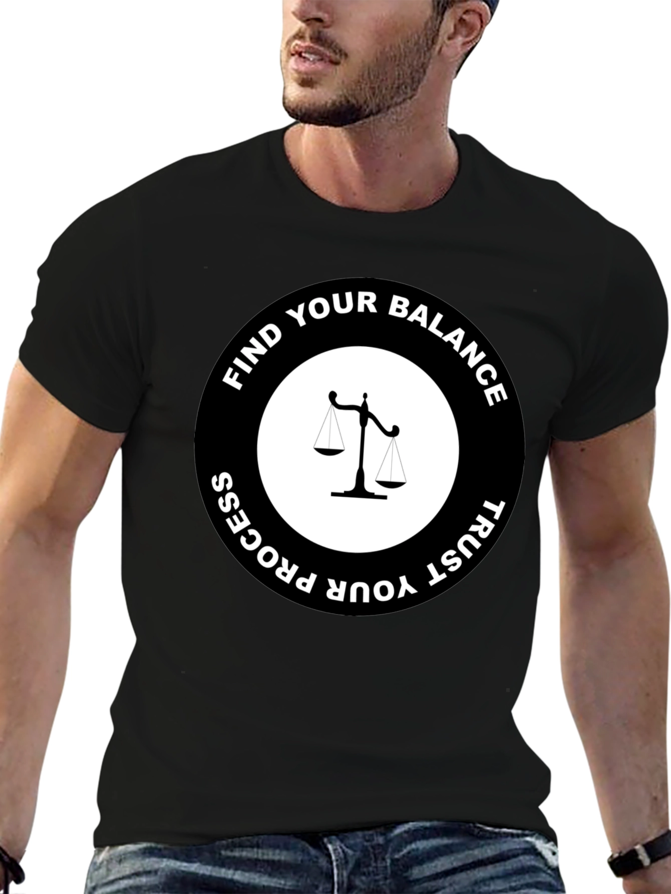 Balance Process Graphic Tee - Black