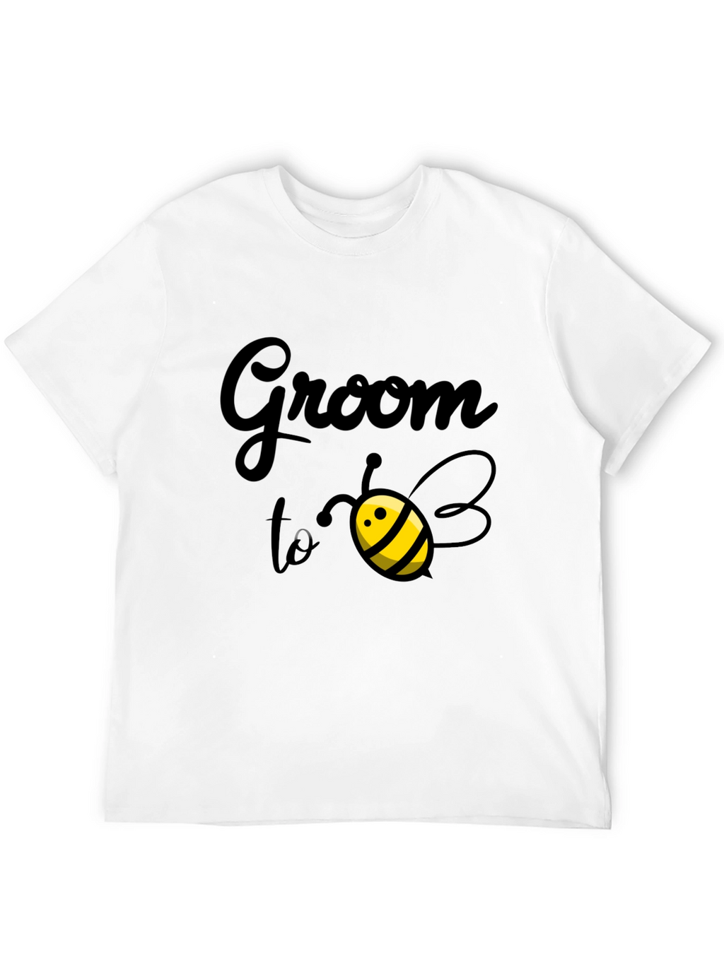 Groom to Bee T-Shirt - Black Cotton Blend