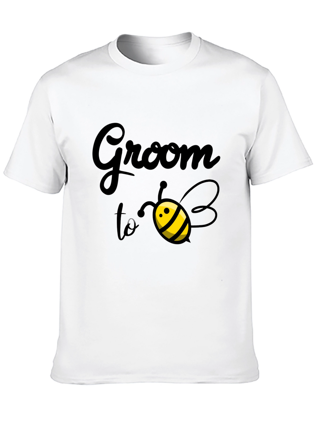 Groom to Bee T-Shirt - Black Cotton Blend