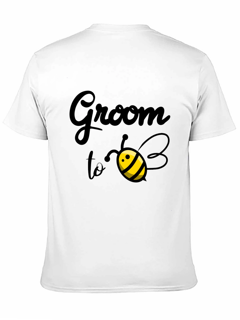 Groom to Bee T-Shirt - Black Cotton Blend