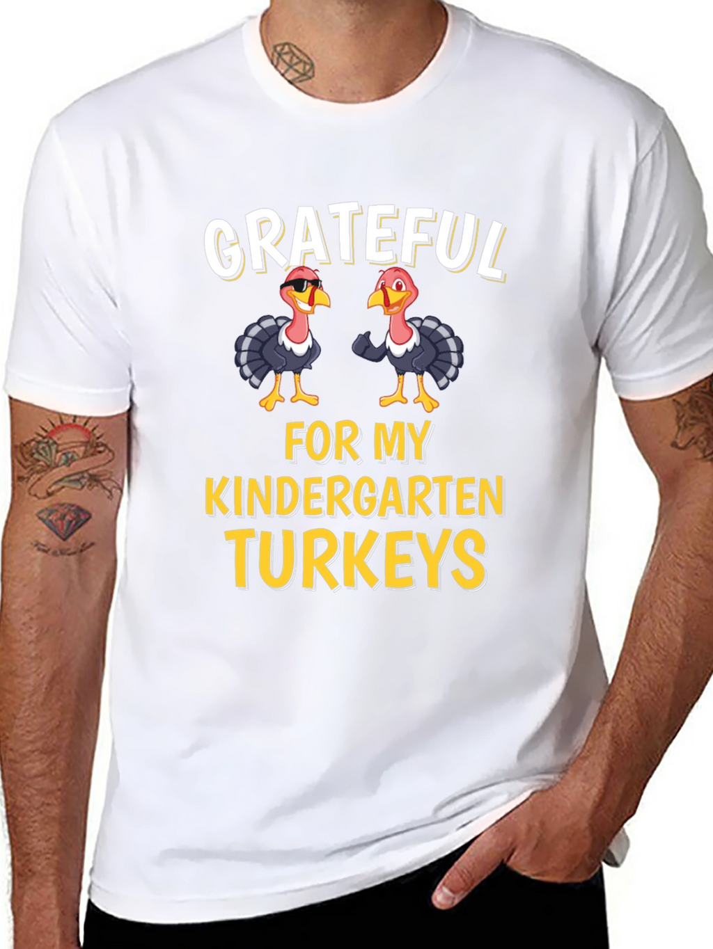 Grateful for My Kindergarten Turkeys T-Shirt
