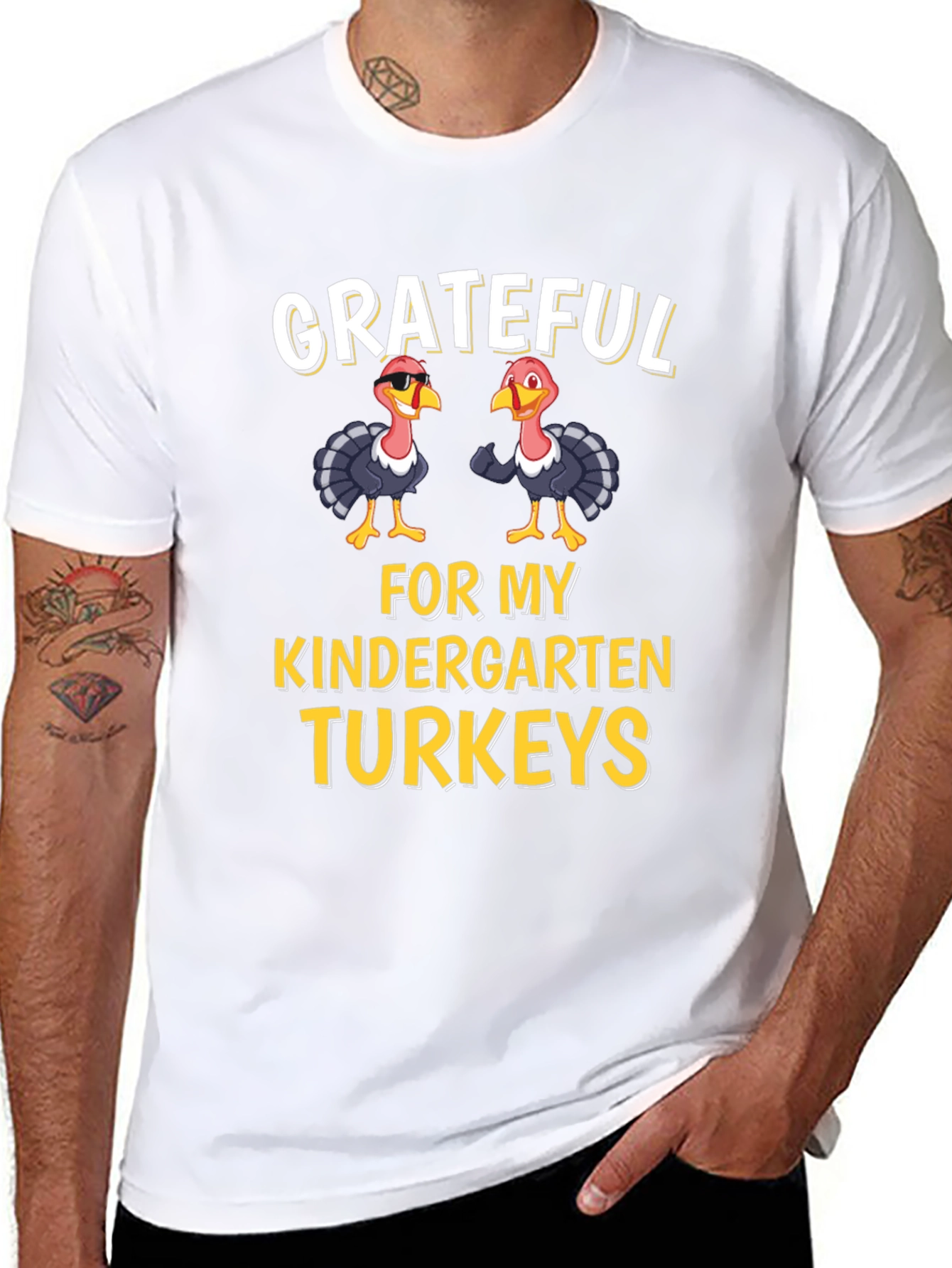 Grateful for My Kindergarten Turkeys T-Shirt
