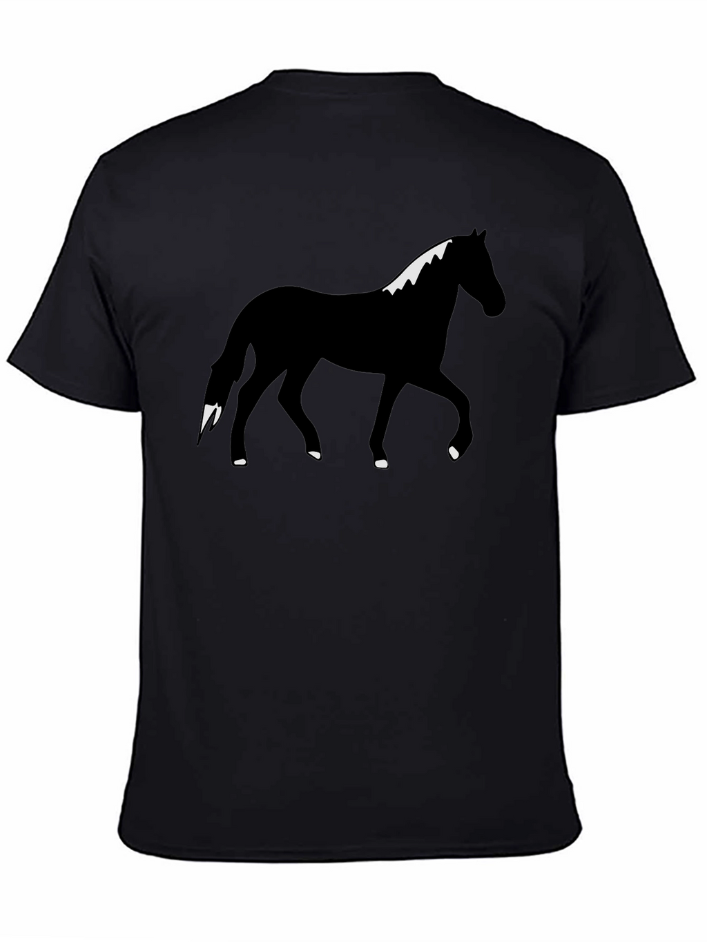 Black Horse Graphic Tee - Unisex