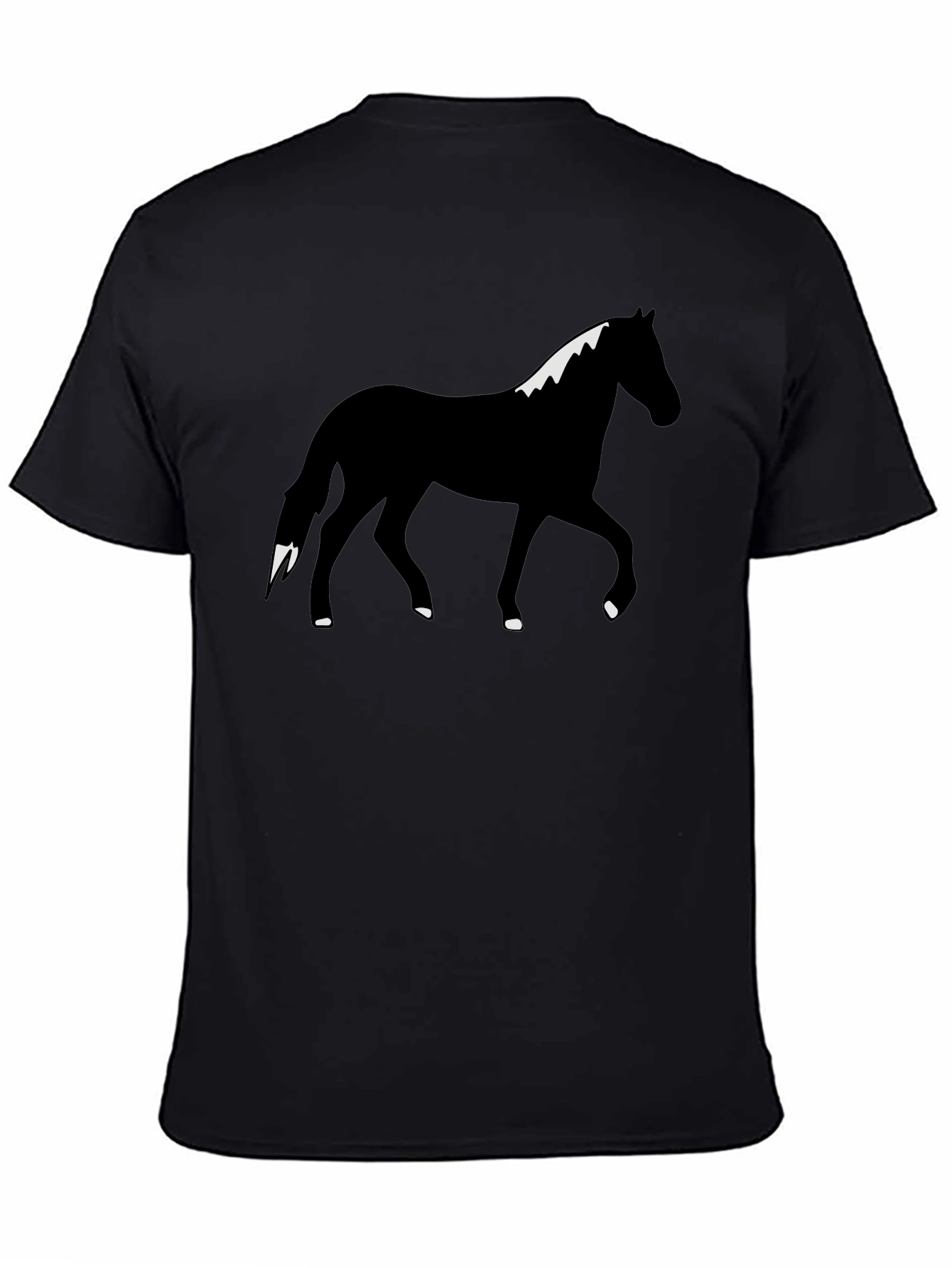 Black Horse Graphic Tee - Unisex