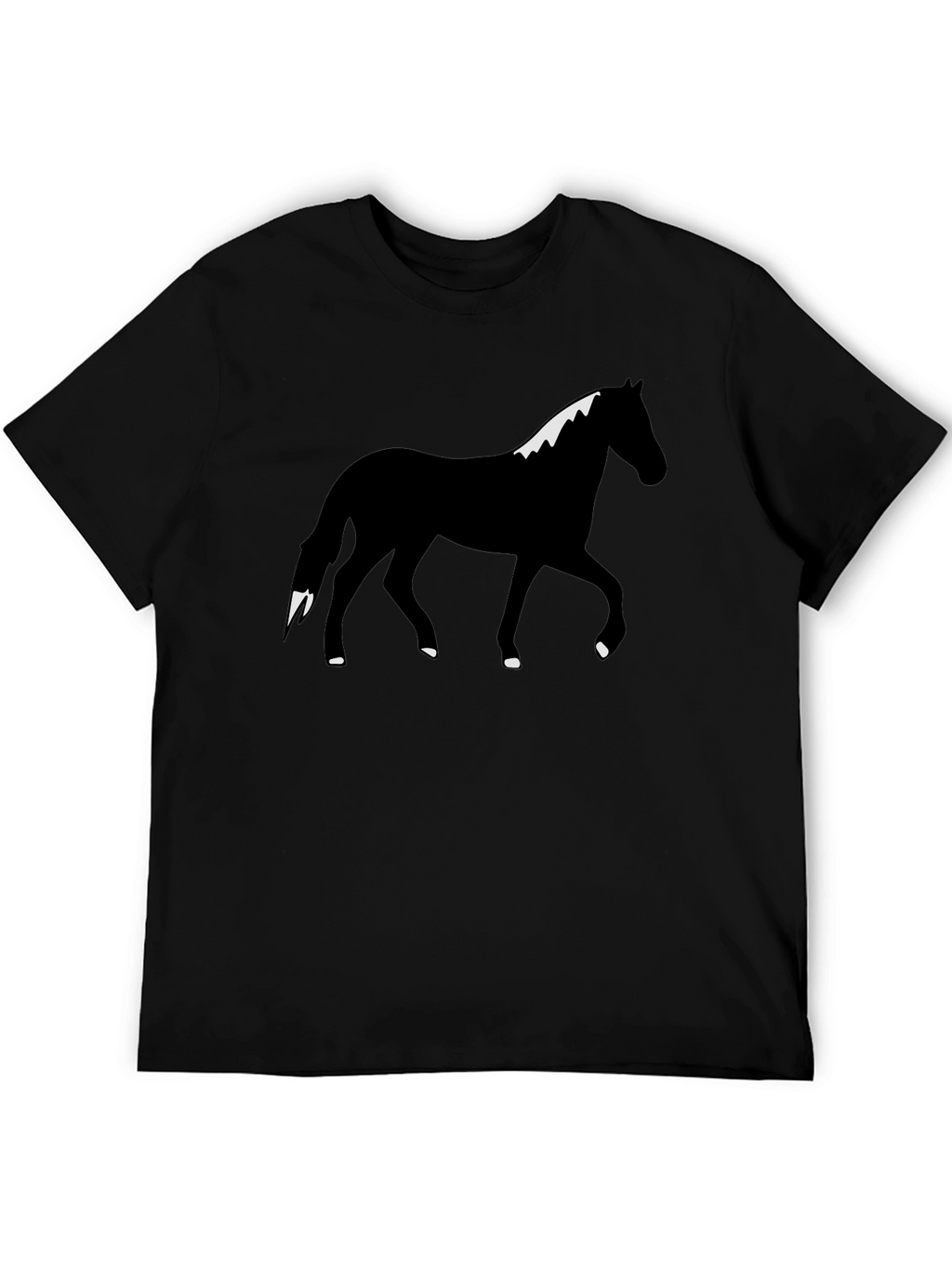 Black Horse Graphic Tee - Unisex