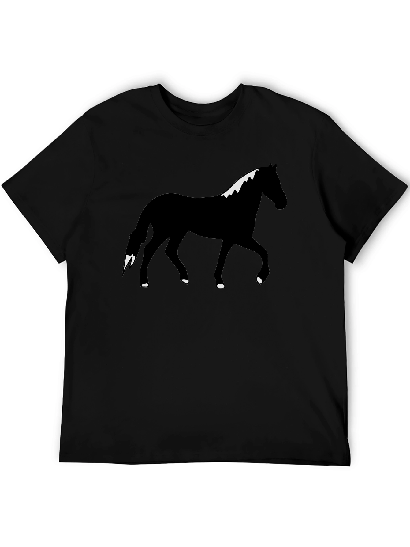 Black Horse Graphic Tee - Unisex