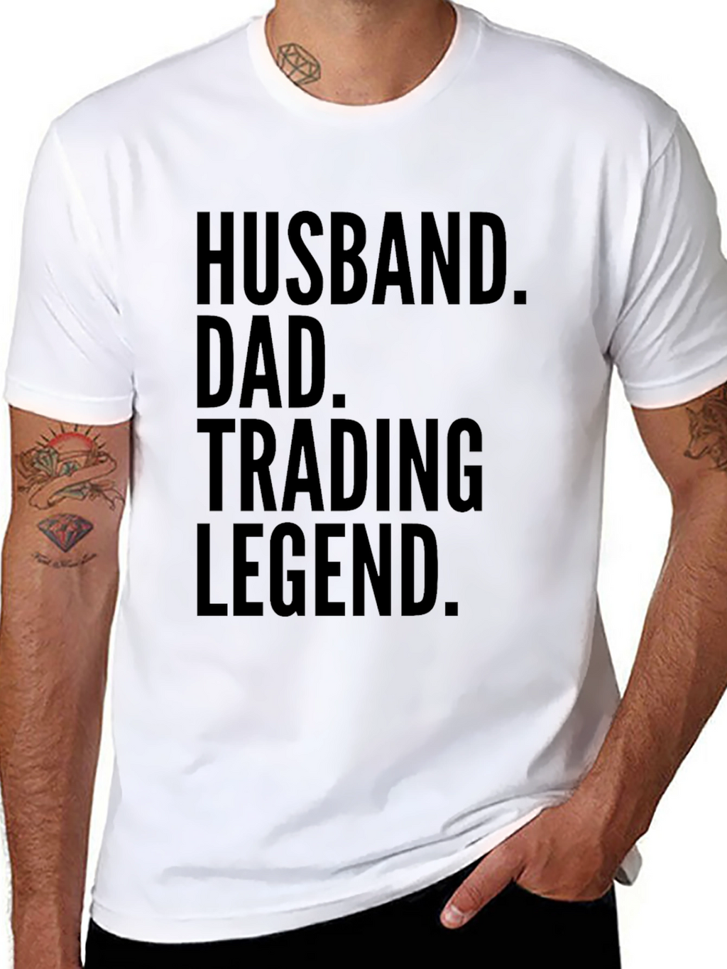 Husband Dad Trading Legend T-Shirt