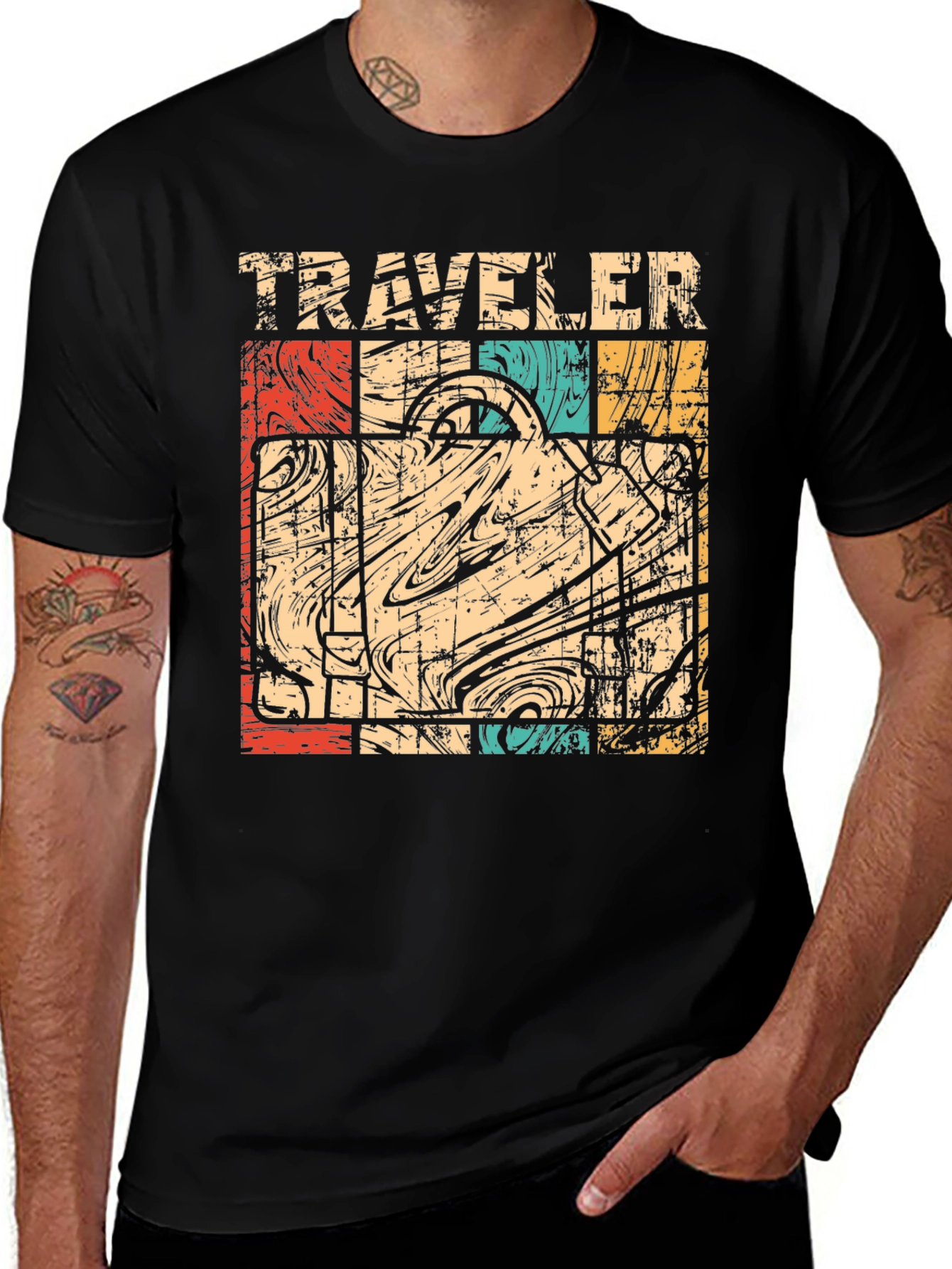 Vintage Traveler Suitcase T-Shirt