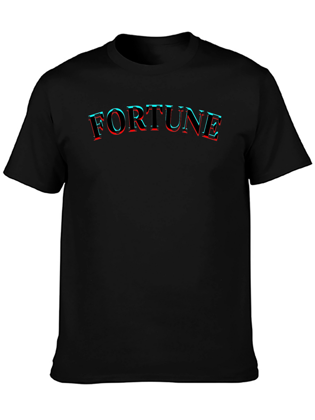 Fortune Graphic Print Crew Neck T-Shirt