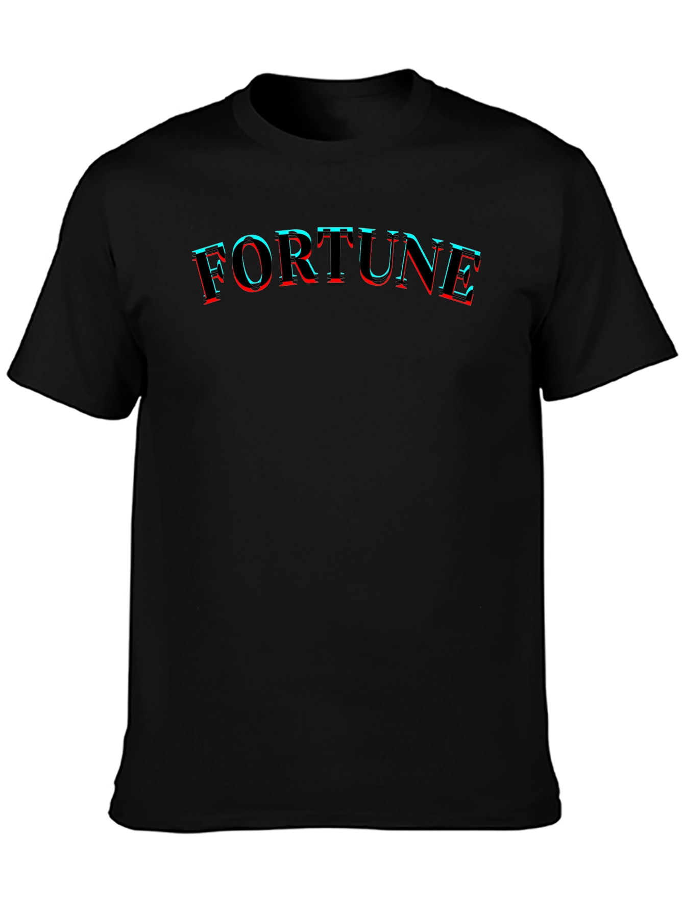 Fortune Graphic Print Crew Neck T-Shirt