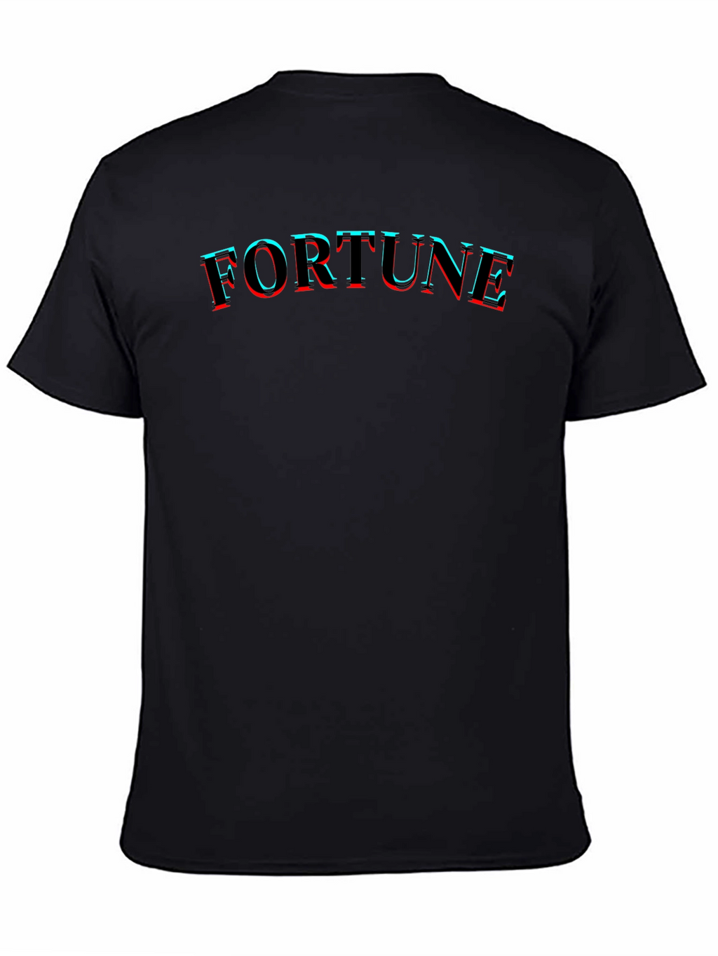Fortune Graphic Print Crew Neck T-Shirt